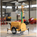 Trailer type mobile light tower 7m diesel generator light tower FZMTC-1000B